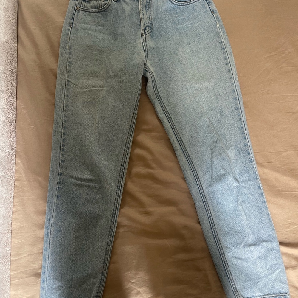 Pull&Bear Light Blue Straight Leg Jeans